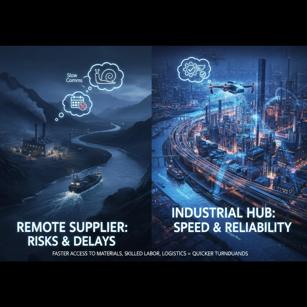 Map of China's industrial clusters for mold making