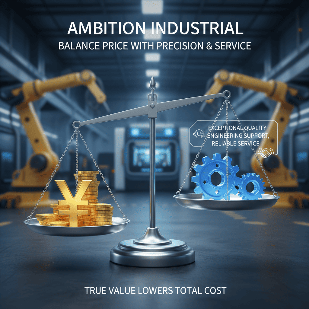 A state-of-the-art plastic injection molding factory floor with machinery in operation