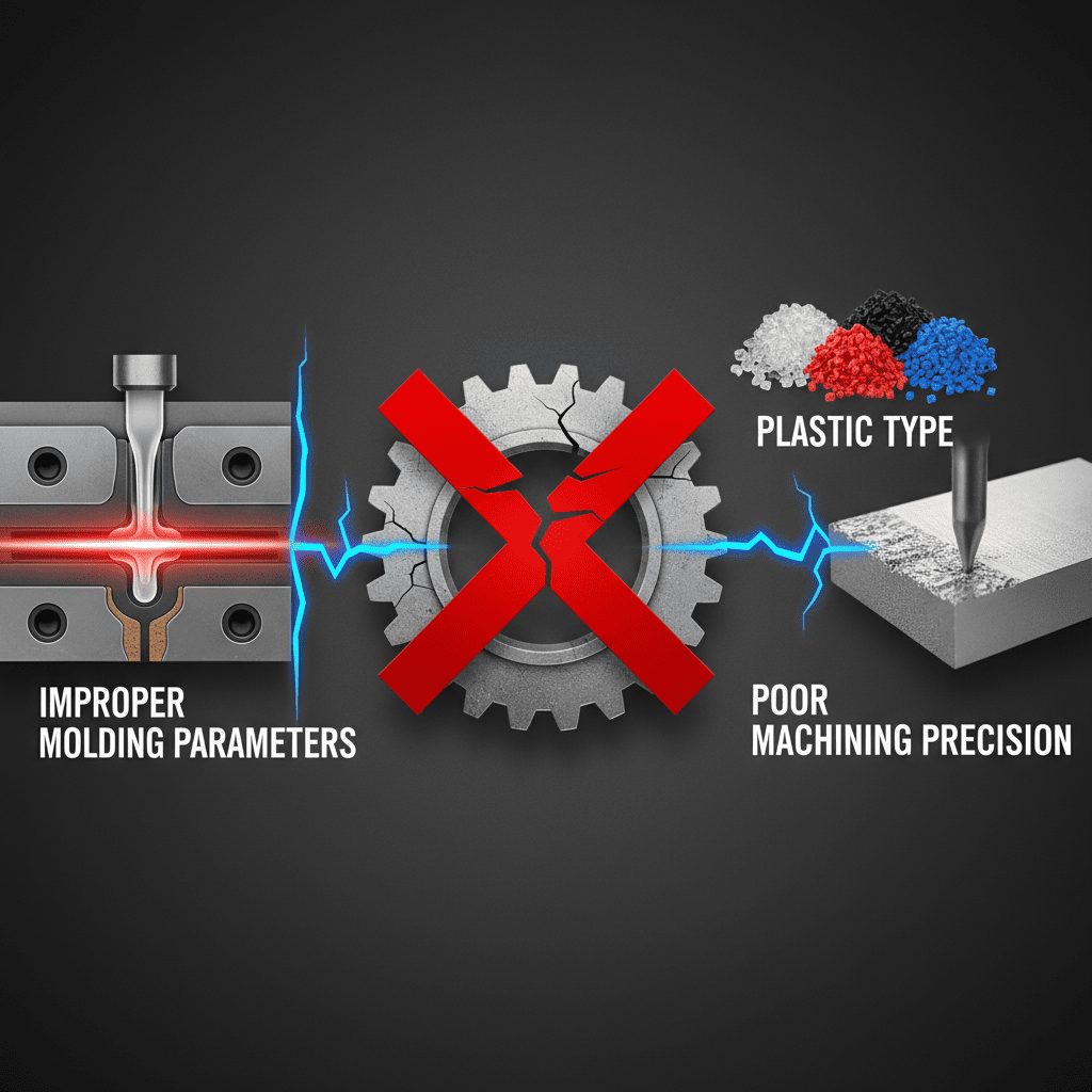 Injection molding machine in operation