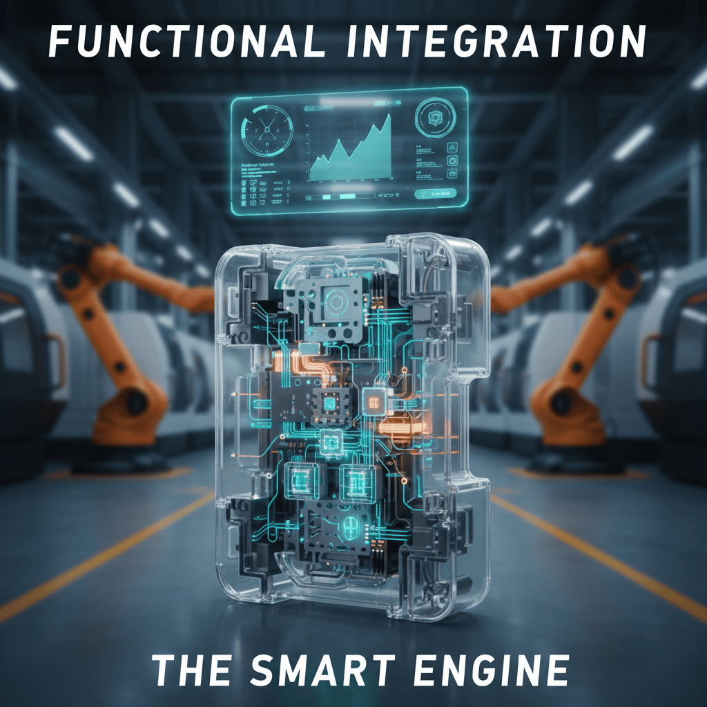 A mold insert with integrated sensors and channels