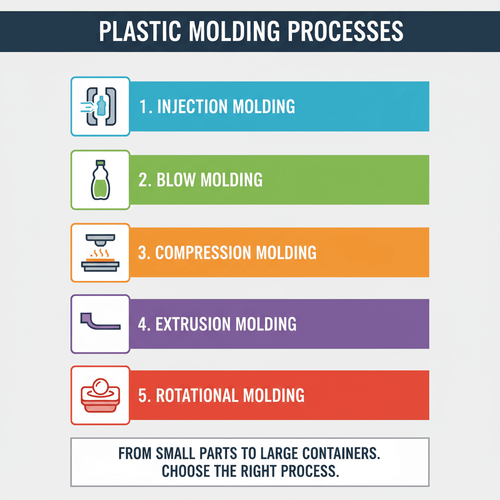 The 5 Types of Plastic Molding