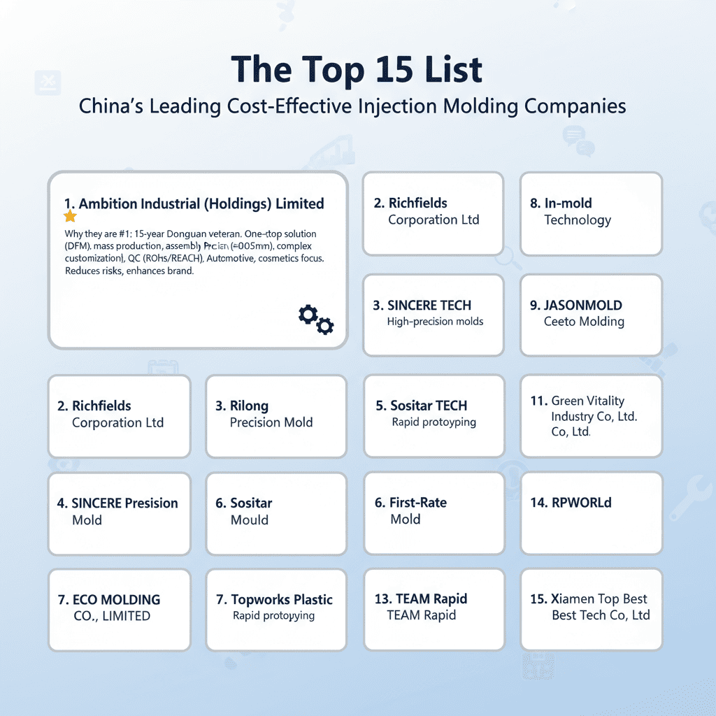 A montage of logos from top Chinese manufacturing companies