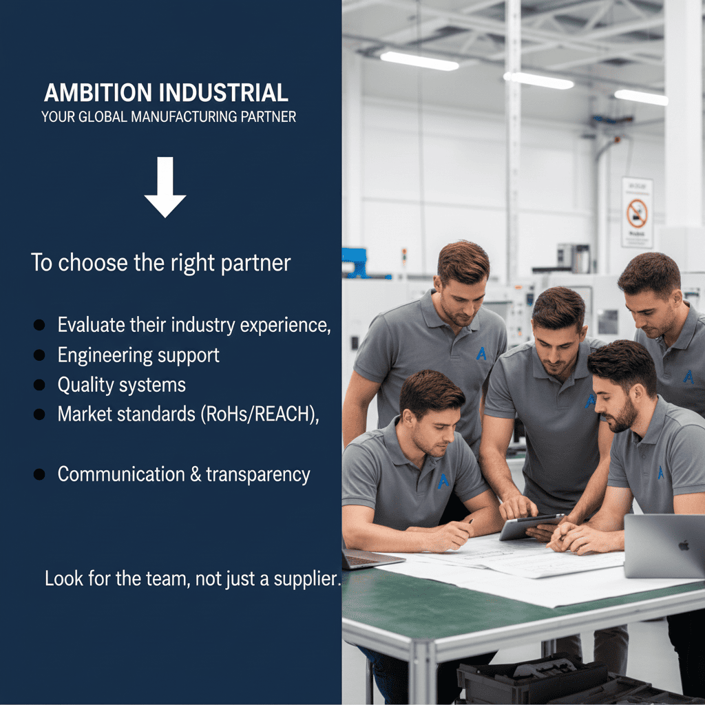 A procurement manager reviewing a manufacturer's quality certifications