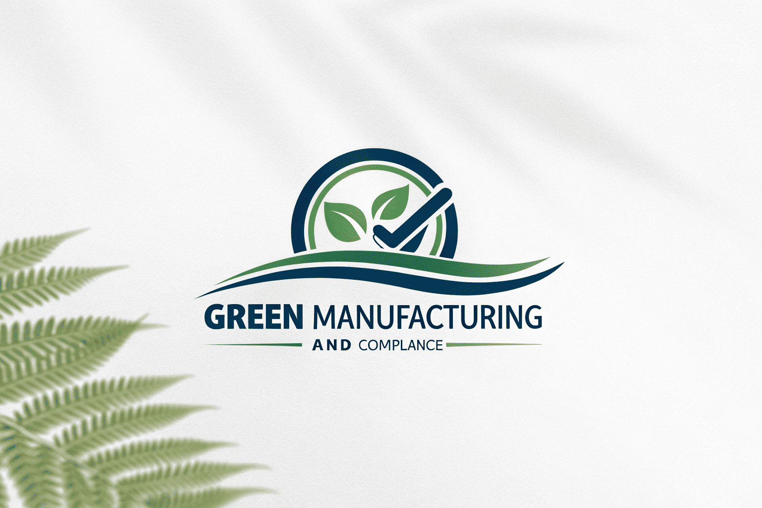 Recycled plastic pellets and eco-friendly factory logo