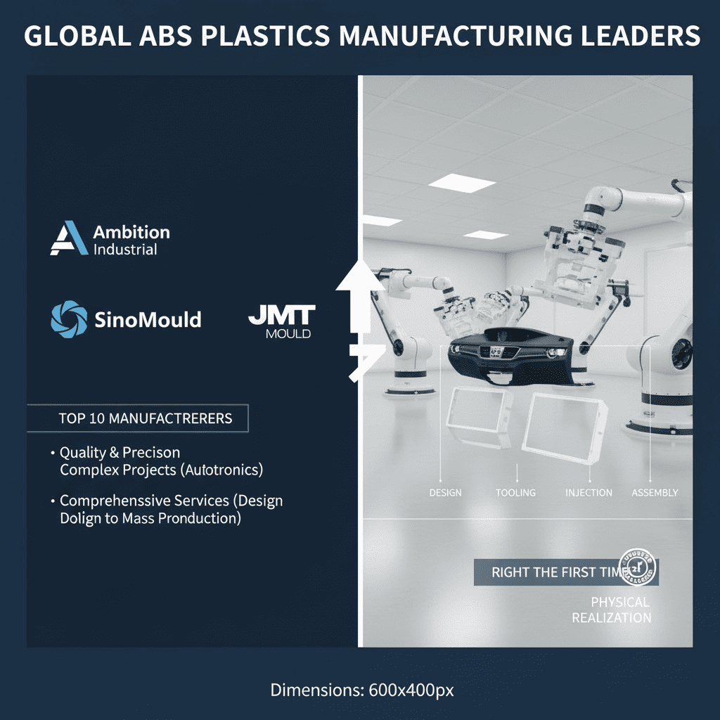 A collection of high-quality ABS plastic molded parts