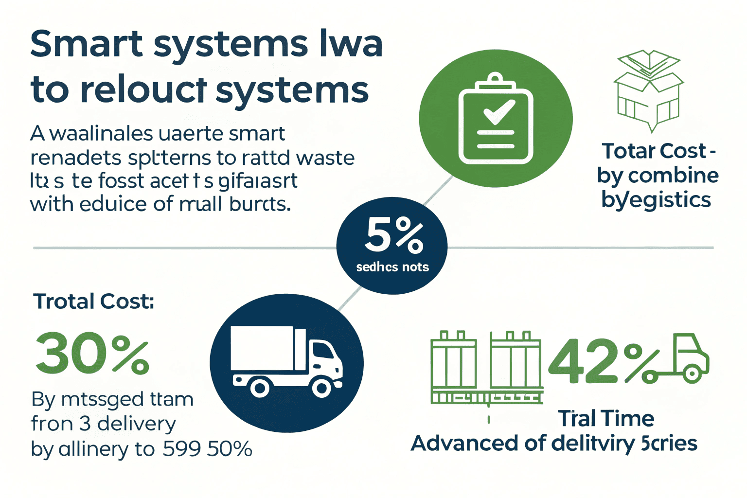 A chart showing total cost reduction